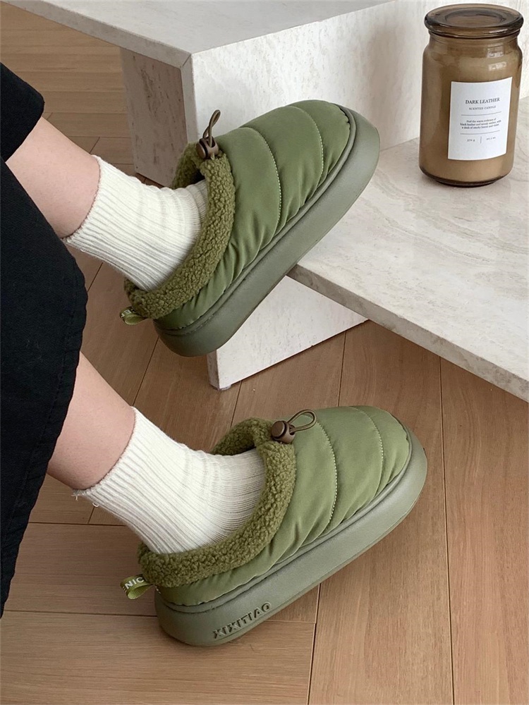 Warm Fleece Lined Casual Anti- - Outdoor Camping Slippers recensie en prijs