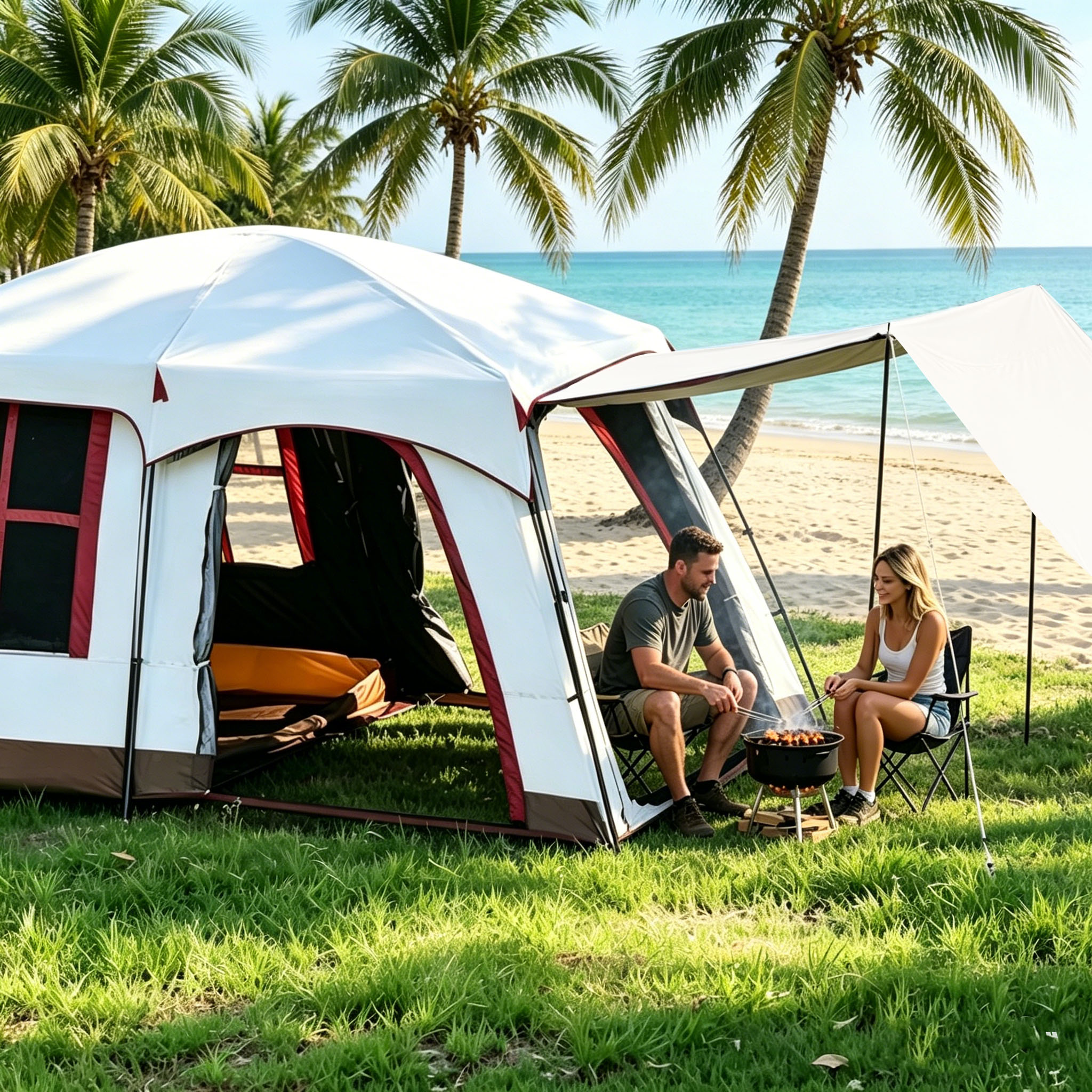 Multifunctional SUV Rear Tent  - Outdoor Camping Car Tail Tent recensie en prijs