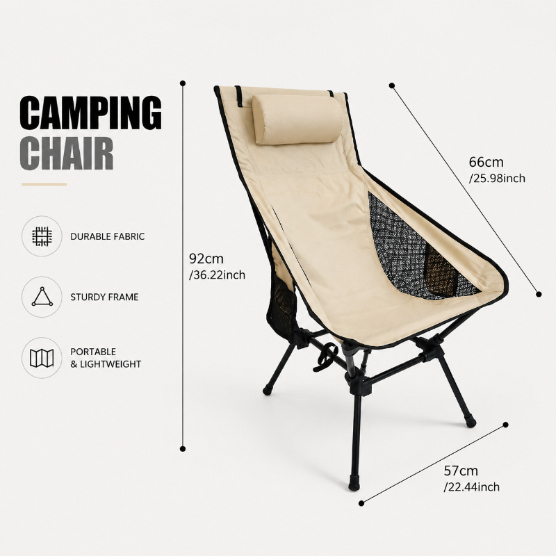 Portable Folding Camping Chair - Outdoor Camping Hammock Chair recensie en prijs