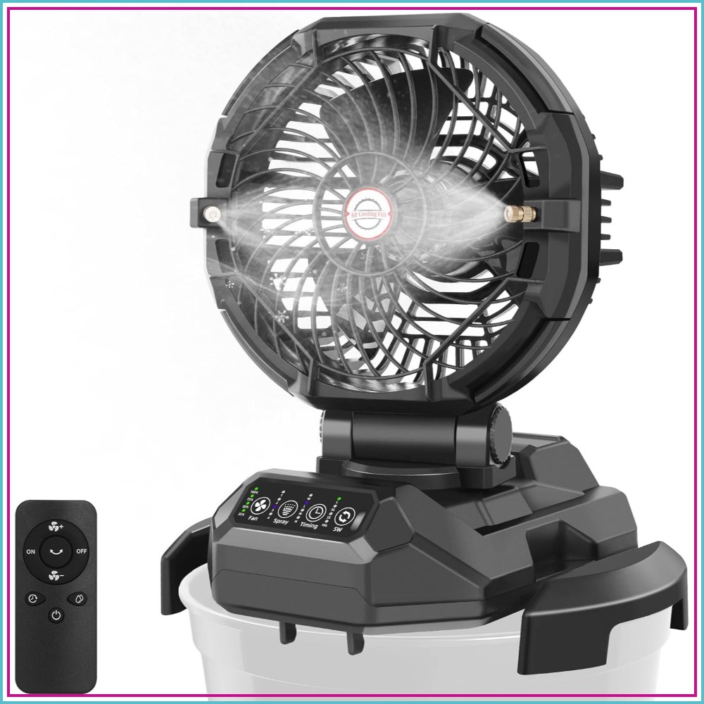 30,000mAh Portable Misting Fan - Outdoor Camping Misting Fan recensie en prijs