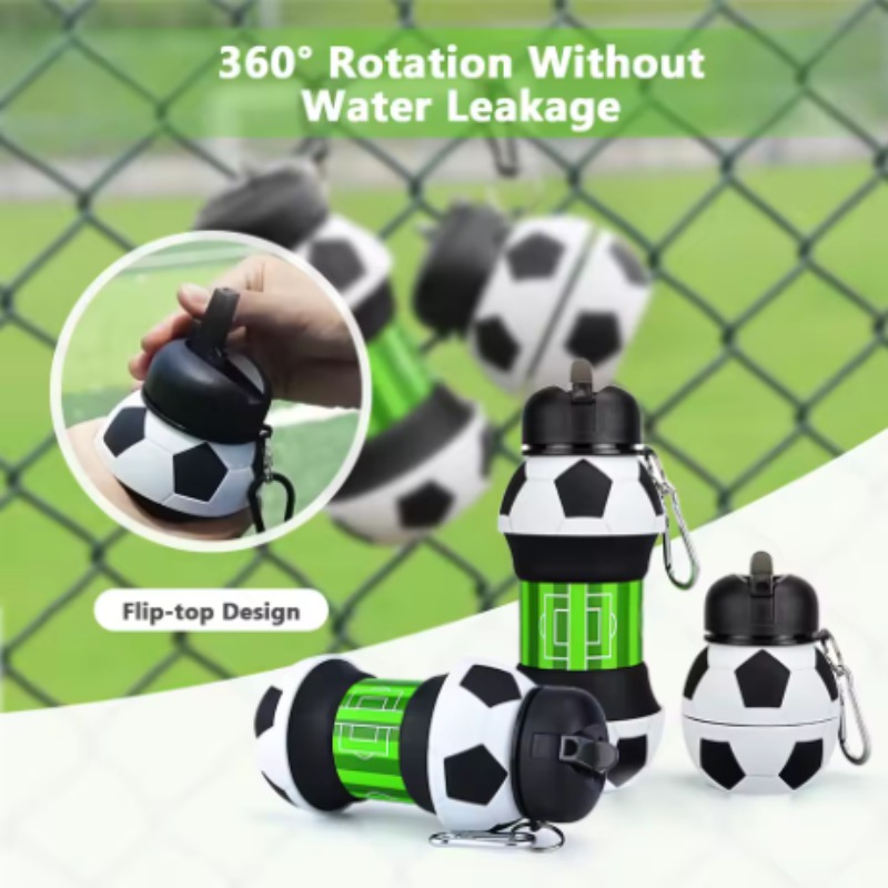 Football Silicone Collapsible  - Collapsible Water Bottle recensie en prijs