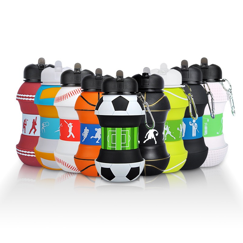 Football Silicone Collapsible  - Collapsible Water Bottle recensie en prijs