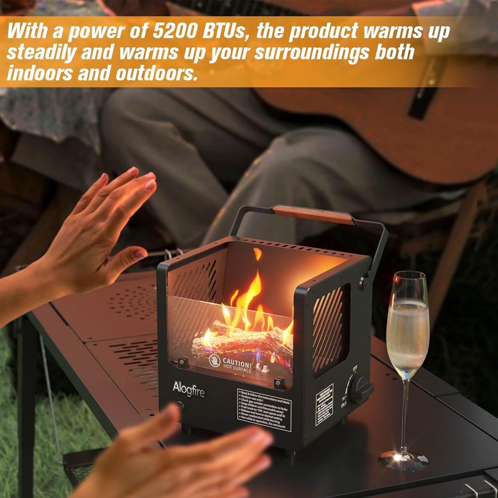 Portable 3-in-1 Gas Fire Pit,  - Outdoor Camping Fire Pit recensie en prijs