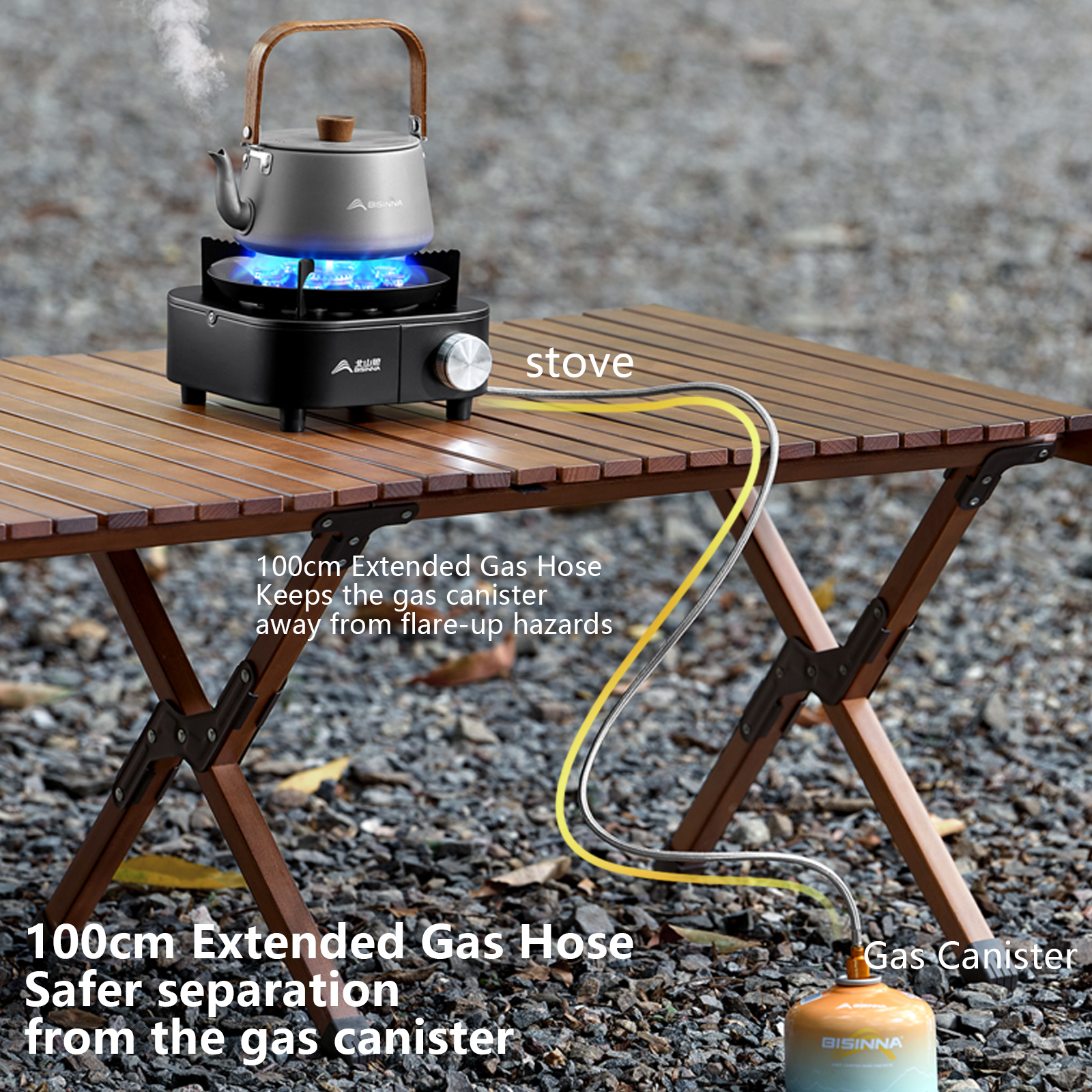 BISINNA Portable Camping Gas S - Outdoor Gas Camping Oven recensie en prijs