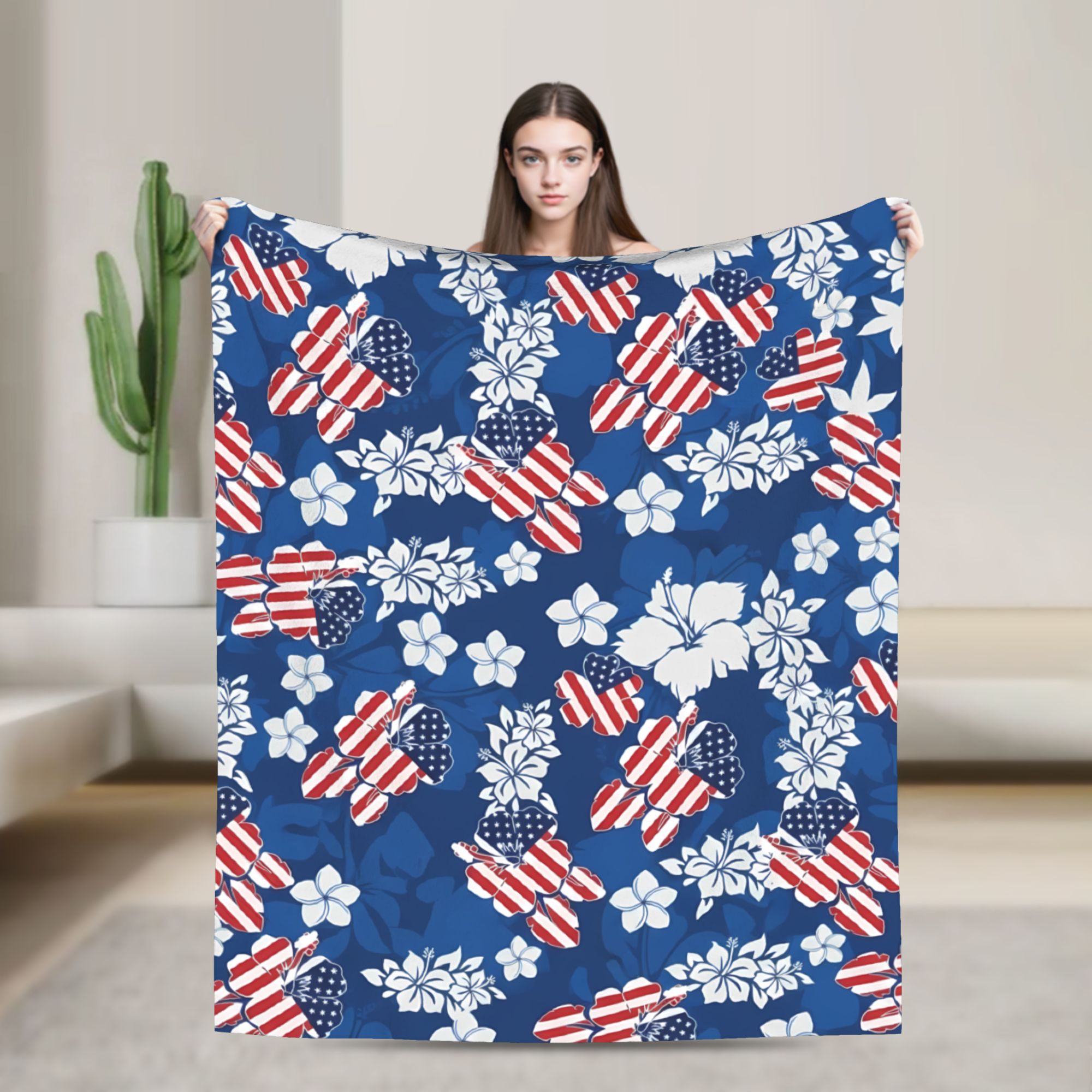4th of July USA Warm Soft Blan - Outdoor Camping Usa recensie en prijs
