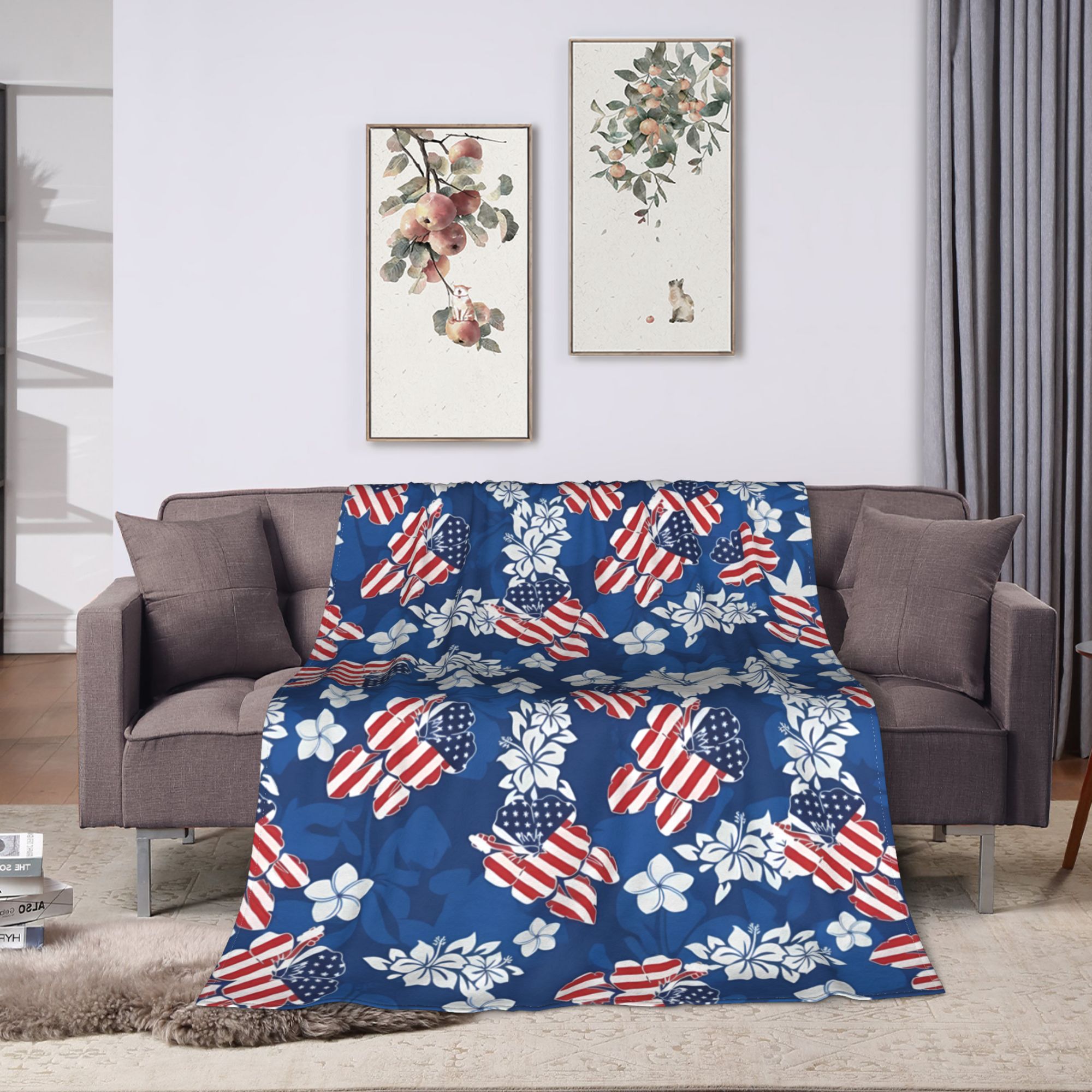 4th of July USA Warm Soft Blan - Outdoor Camping Usa recensie en prijs