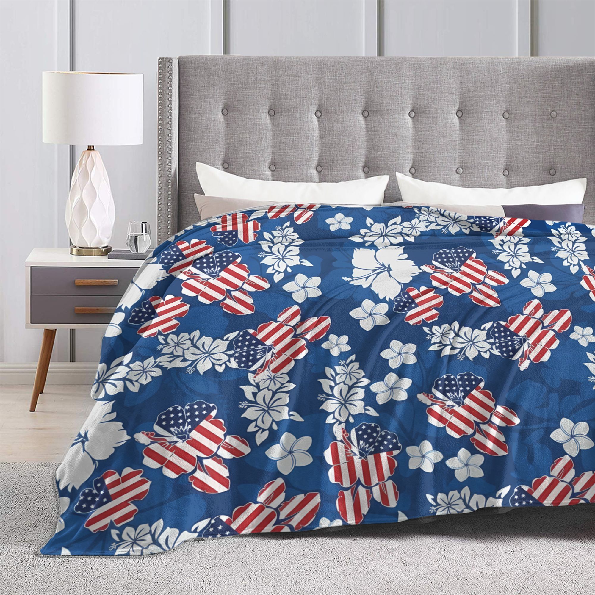 4th of July USA Warm Soft Blan - Outdoor Camping Usa recensie en prijs
